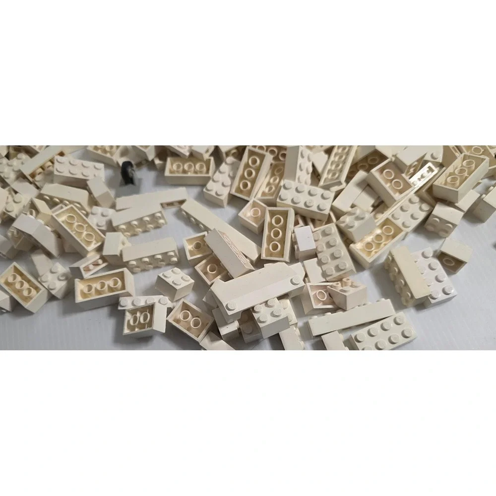 LEGO White‎ Bricks Lot Minifigure Parts Wings Specialty Pieces Bulk 1.6 lb